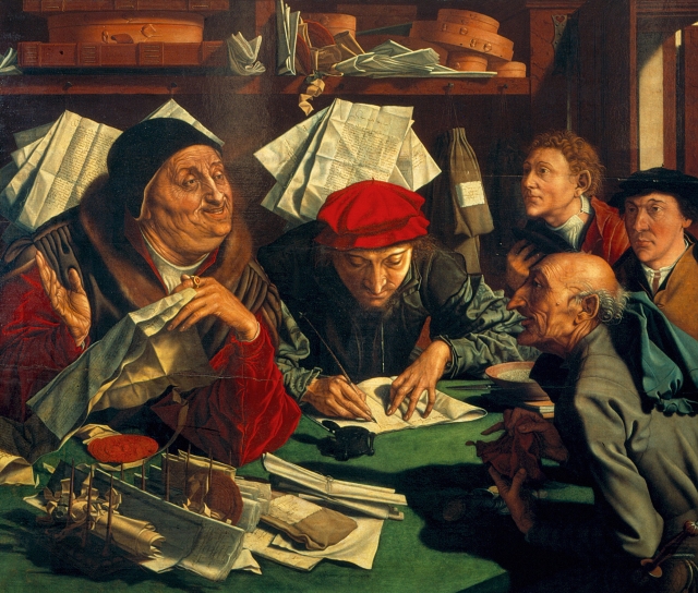 Маринус ван Реймерсвале. Сборщики налогов. 1542