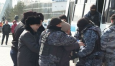Десятки задержанных в Алматы и Астане. Фотофакты