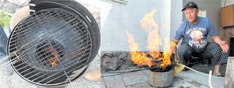 Дешево и жарко. Житель Бишкека изобрел топливо для обогрева дома и приготовления еды