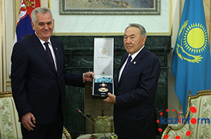 Президент Сербии: Нурсултан Назарбаев - редкий лидер мирового масштаба