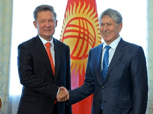 Газпром за 10 лет перечислил в бюджет треть внешнего долга Кыргызстана