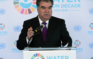 Рахмон рассказал о затратах Таджикистана на чистую питьевую воду