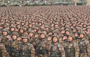 Китайские вооруженные силы вдвое сокращают численность сухопутных войск