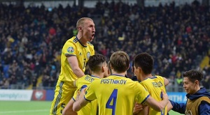 Футбольная сборная Казахстана начала с сенсации отбор на Евро-2020