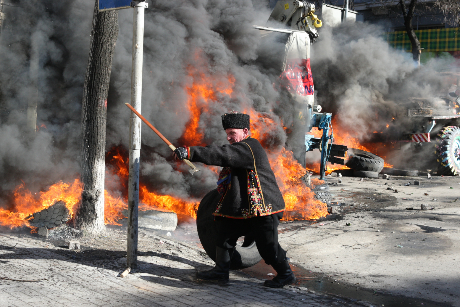 Столкновения на Майдане. Киев. Фото - Игорь Коваленко