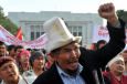 В этом году кыргызстанцы стали реже выходить на митинги