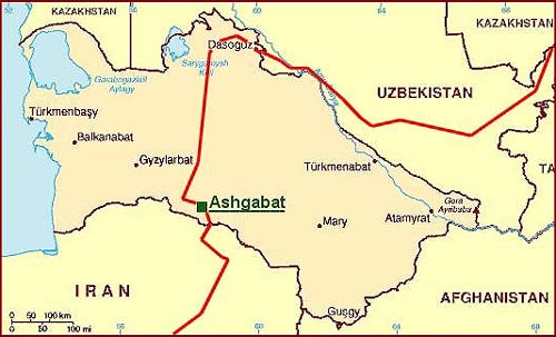 Карта автомобильных дорог ирана