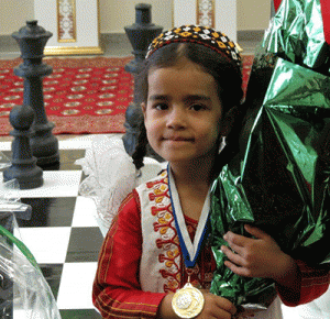 Шестилетняя шахматистка из Туркменистана стала чемпионкой мира 