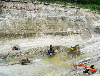 Крупные месторождения нерудных полезных ископаемых Кыргызстана (карта)