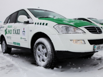 Экологичное и экономичное такси запустили в Астане