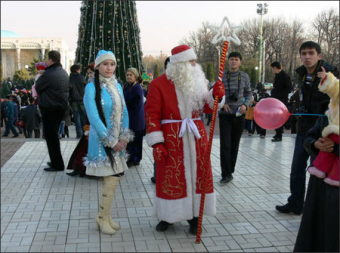 Столица Таджикистана встретит Новый год с Дедом Морозом