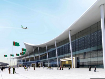В Ашхабаде открыт пассажирский терминал нового Международного аэропорта