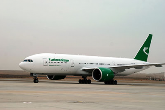 В первый рейс отправился авиалайнер «Туркменховаеллары» Боинг- 777-200LR