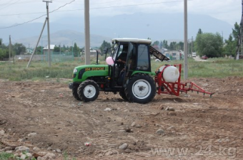 Кыргызстан. Первый трактор в нашей деревне
