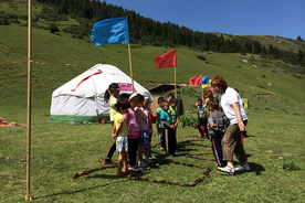 Кыргызстан: Для детей кочевников открывают детские сады в юртах