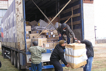 Десять вагонов гуманитарного груза доставлено из Казахстана в Сербию