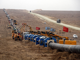 По газопроводу Китай-Центральная Азия поставлено 100 млрд кубометров природного газа