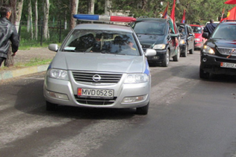 В Киргизии столетие восстания против России отметили автопробегом