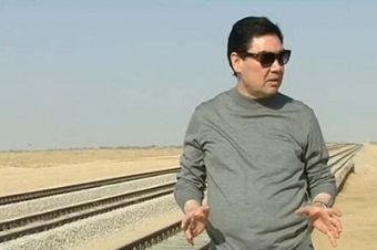 Бердымухамедов проконтролировал строительство железной дороги Туркменистан–Афганистан–Таджикистан