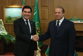 Президент Туркменистана встретился с премьер-министром Пакистана Навазом Шарифом
