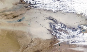 Le Temps: Пыль и метан затуманили небо Центральной Азии
