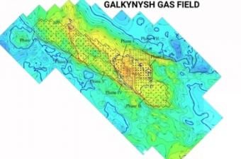 На супергигантском месторождении Галкыныш получен новый приток природного газа