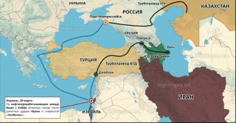 Нефтяной экспорт Центральной Азии под ударом в Израиле