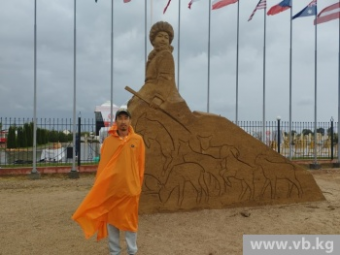 Песчаная скульптура вернулась на ВИК спустя десять лет